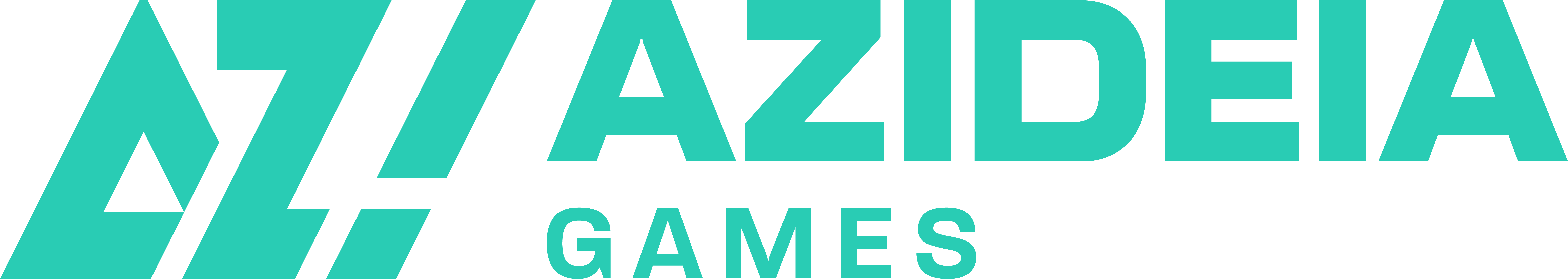 Logo tipo horizontal - Azideia Games